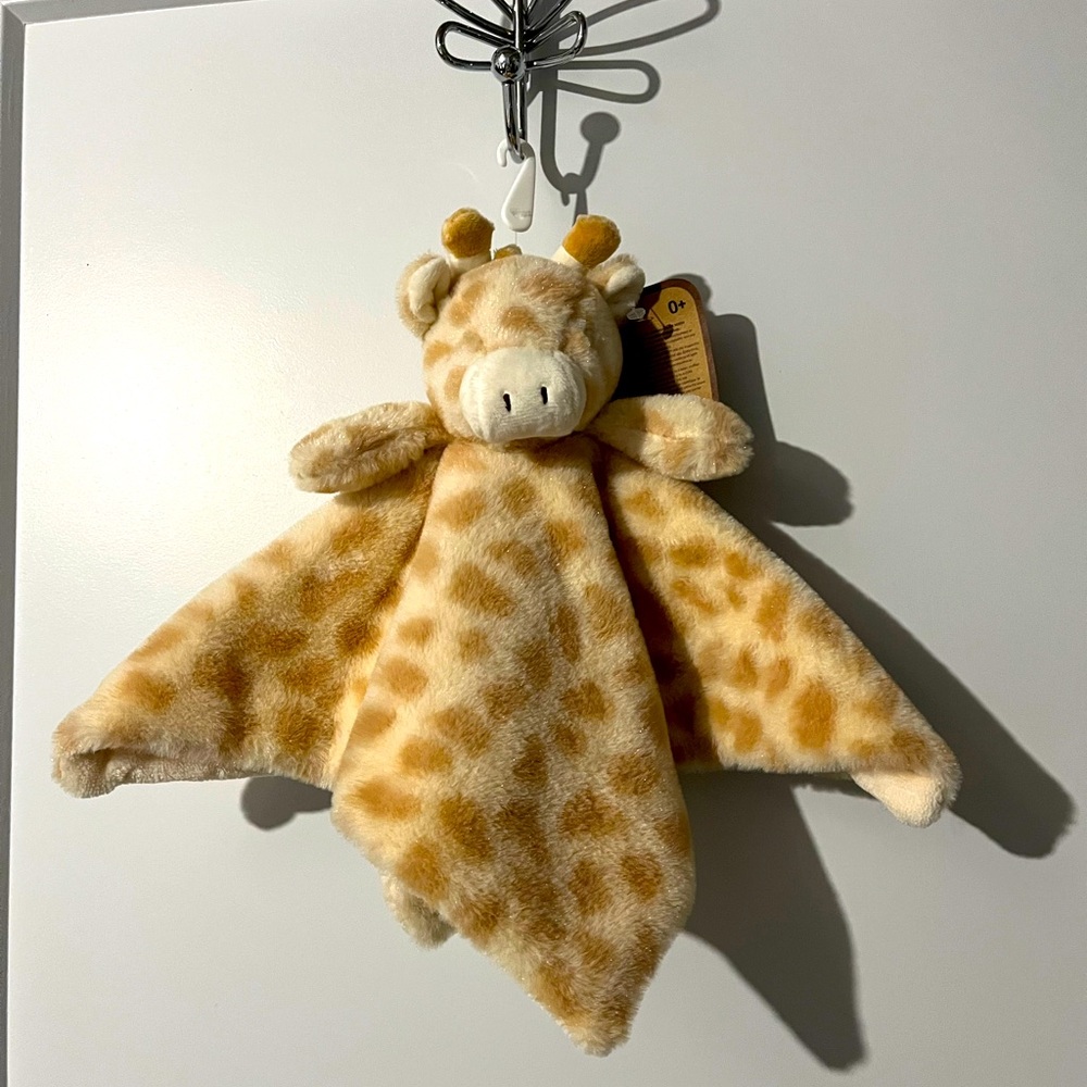 Giraffe Baby Blanket Rattler
